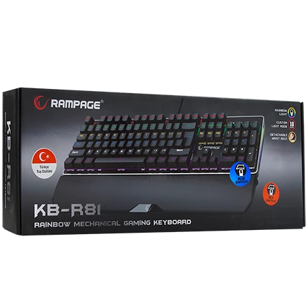 Rampage KB-R81 ROCKET Gaming Keyboard
