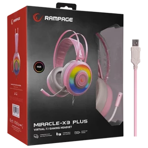 Rampage Miracle-X3 PLUS 7.1 Gaming Headset
