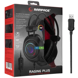 Rampage RM-K19 RAGING PLUS 7,1 Gaming Headset