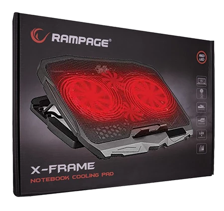 Rampage AD-RX34 X-FRAME Gaming Cooling Pad
