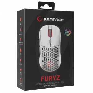 Rampage Furyz White Gaming Mouse