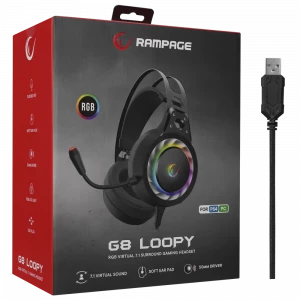 Rampage G8 Loopy RGB 7.1 Gaming Headset